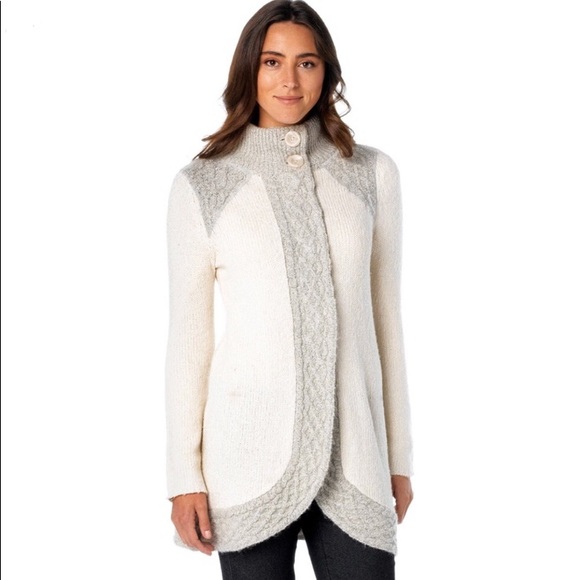 Prana Angelica Duster Sweater Cardigan 